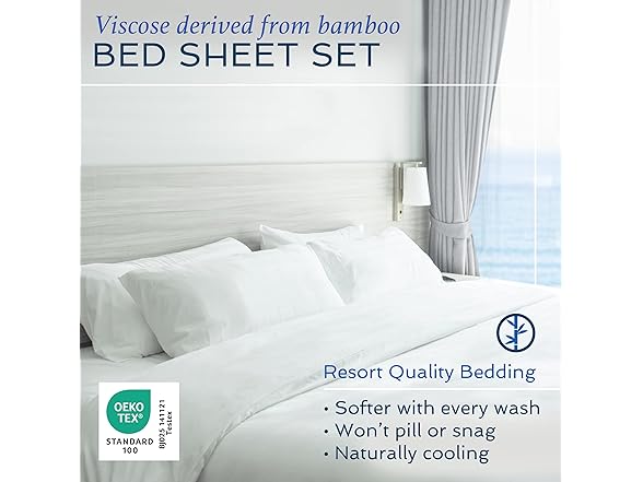 4 Piece Full Size Bed Sheet Set