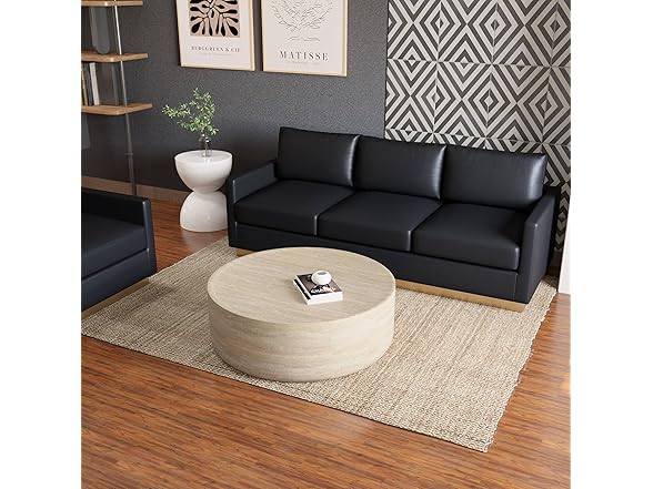 LeisureMod Sandy Coffee Table