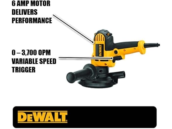 DEWALT DWE6401DS Rotary Sander, Variable Speed