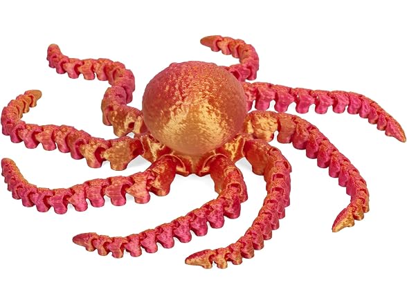 Wild Republic Fidgets Octopus Action Toy - 4"