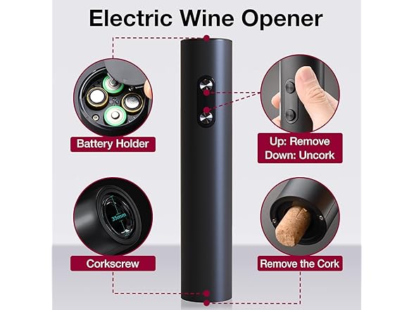 CREERJOY Electric Wine Opener