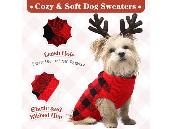 Kuoser Kuoser Dog Sweater Pullover Knitwear,