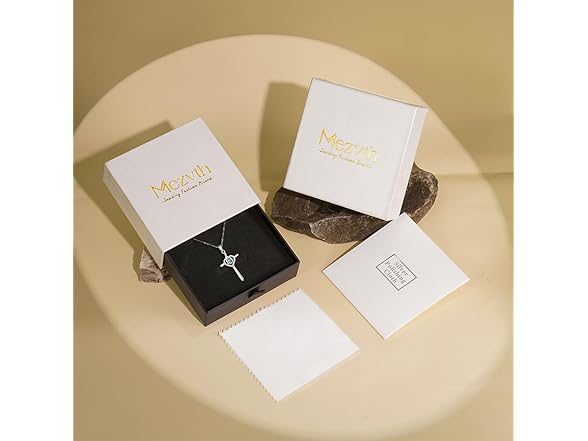 Sterling Silver Cross Birthstone Necklace