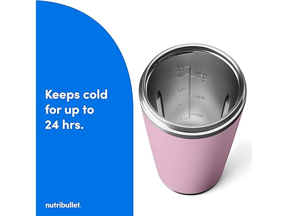 nutribullet Flip Portable Blender with Insulated Cup, Lavender