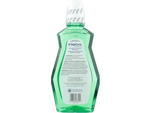 Top Care Mouthwash and Gargle 33.8oz