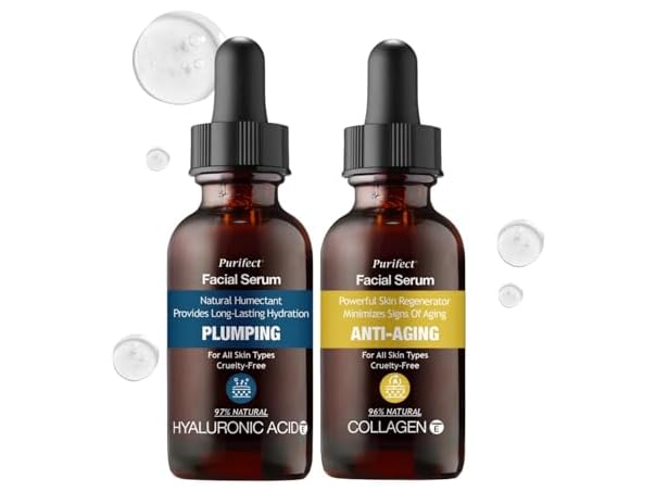 $5.99, Was $8.65, 30% Off! Purifect Hyaluronic Acid and Collagen Serum Set dealfomo