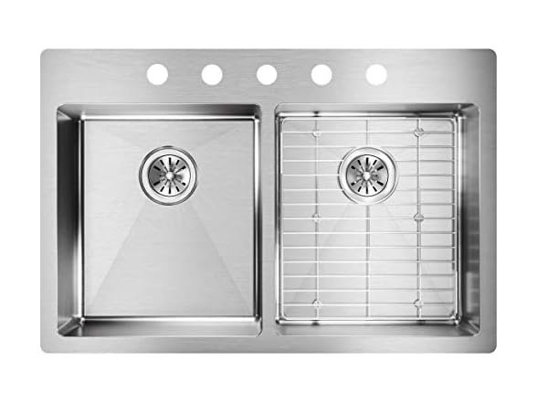 Elkay Equal Double Bowl Dual Mount Stainless Kit