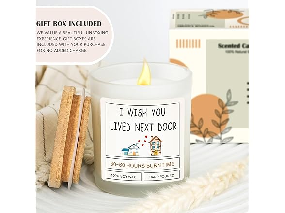 MVKIOCEN Best Friend Candle Gift