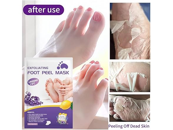 Dr.Pedi Dr.Pedi Foot Peel Mask (5 Pairs) Natural