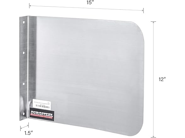 DuraSteel Stainless Steel Splash Guard for Sink & Fryer 