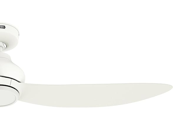 Hunter Fan 52" Matte White Indoor/Outdoor Ceiling Fan