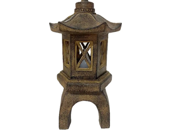 Santa's Workshop Resin Solar Temple
