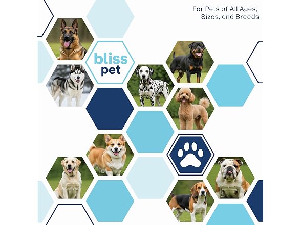 Bliss Pet Oatmeal Dog Shampoo Conditioner and Detangler