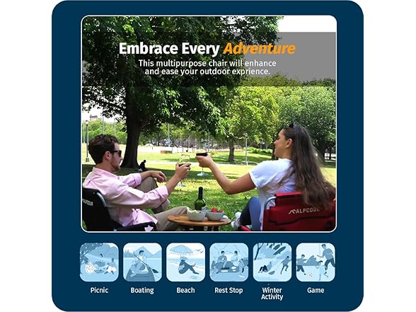 Alpcour Folding Stadium Seat