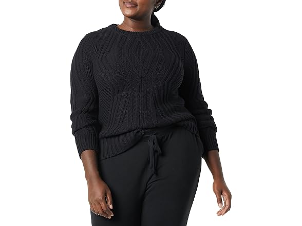 Amazon Essentials Women 100% Cotton Crew Sweater
