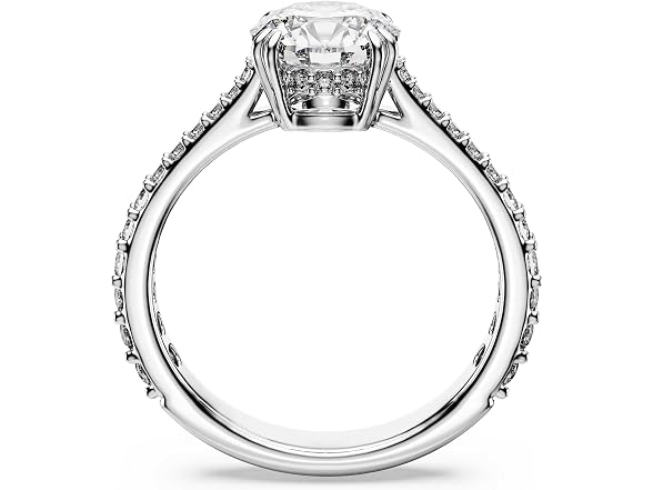 Swarovski Stilla Cocktail Ring, Round (Size 50)