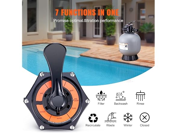Sand Filter, 22-inch, Up to 55 GPM Flow Rate
