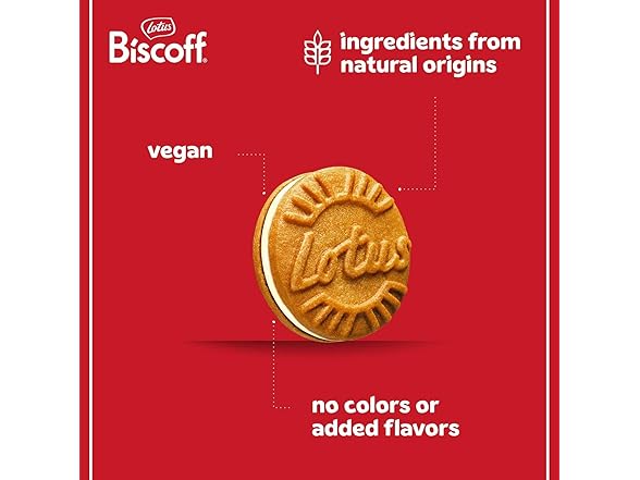 Lotus Biscoff Sandwich Cookies, Vanilla