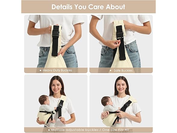 Shiaon Toddler Carrier Sling Baby Hip Holder