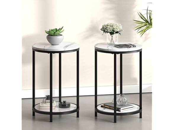 White Top/Black Frame