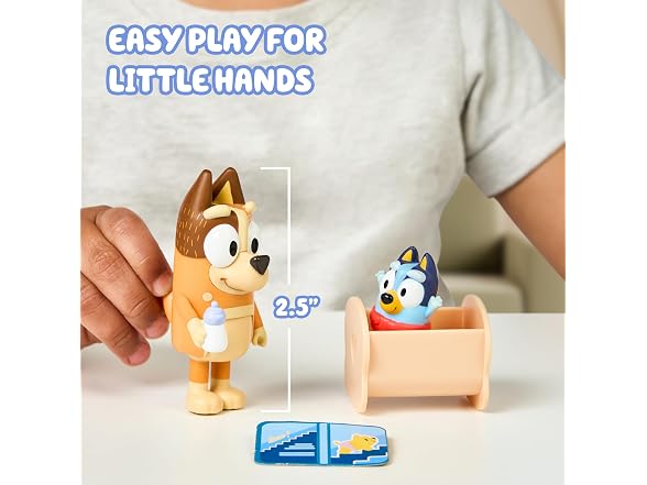 Bluey Baby Race Figure 2-Pack