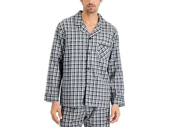 Hanes Pajama Set Plaid (4X)
