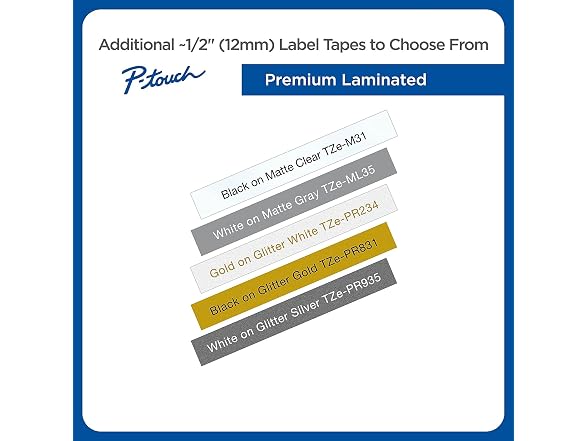 Brother TZe Standard Adhesive Laminated