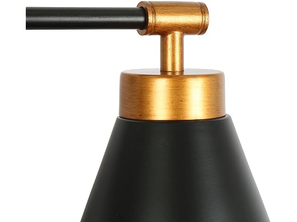 3 Light Vanity Light Black Gold