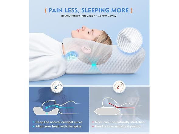 Osteo Bed Pillow for Neck Pain Relief