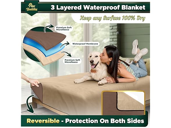 Paw Buddies Premium Waterproof Blanket