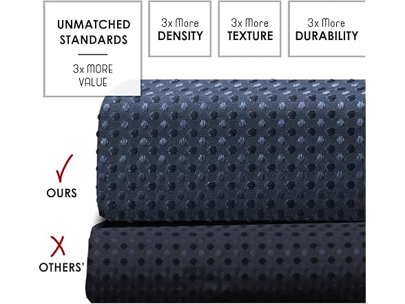 Clara Clark Navy Blue Shower Curtain Set w Caddys