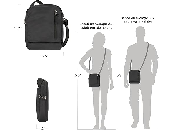 Travelon Anti Theft Urban Small Crossbody Bag