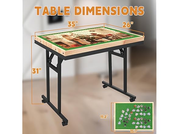 1500 Pieces Puzzle Table