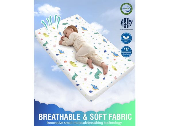 Casusv 38x26 Pack and Play Mattress - 38x26 Animal