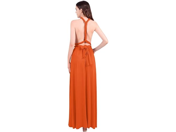 Ibtom Castle Women (S) Convertible Dress Orange