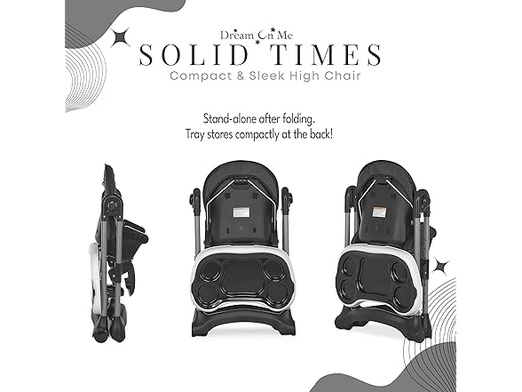 Dream On Me Solid Times High Chair