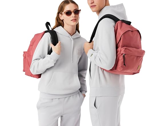 Lacoste Casual Croc Backpack, Dusty Cedar