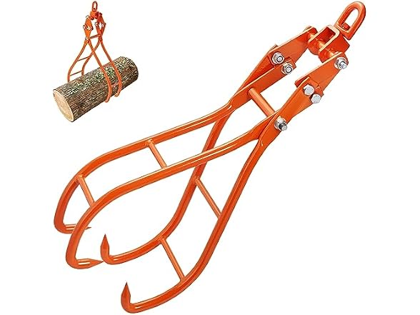 Timber Claw Hook, 28 inch 4 Claw Log Grapple for