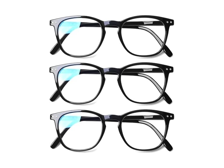 6 PK Spring Hinge Reading Glasses