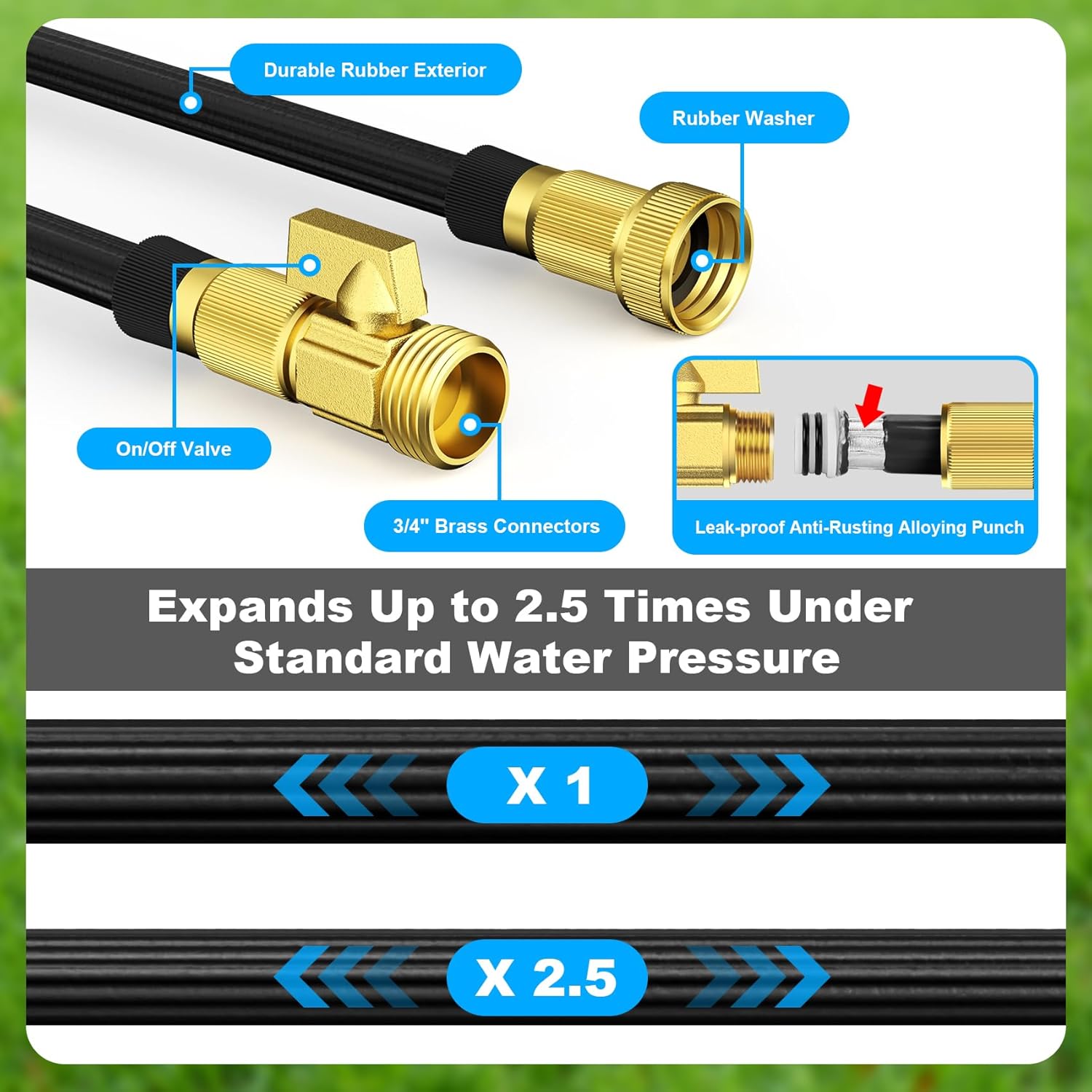 25FT  Expandable Garden Hose - Gallery 8