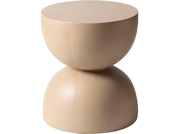 LeisureMod Sage Fiberstone Side Table