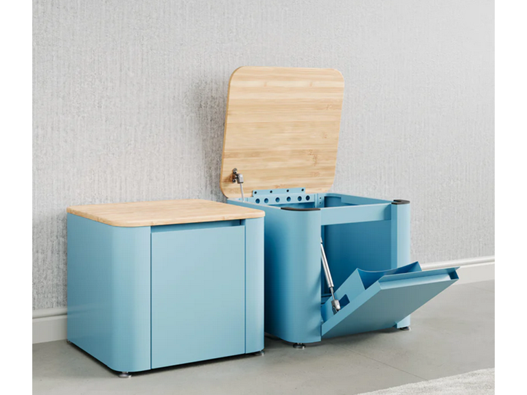 Everest EBK1TBKL Everest BENCH METAL STORAGE Blue