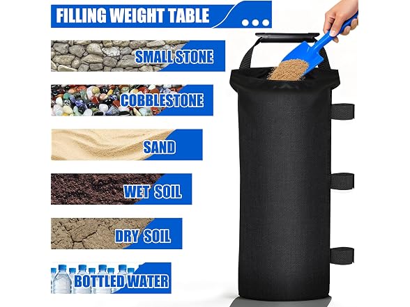 SANUMY Canopy Weights Sand Bags 4Pack