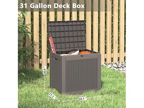 LHBGO 31 Gallon Deck Box
