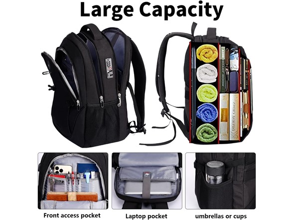 SHRRADOO Anti Theft Laptop Backpack
