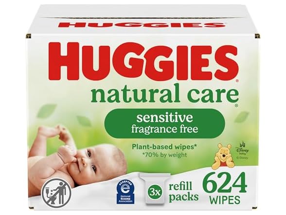 Huggies Natural Care Refills 624ct