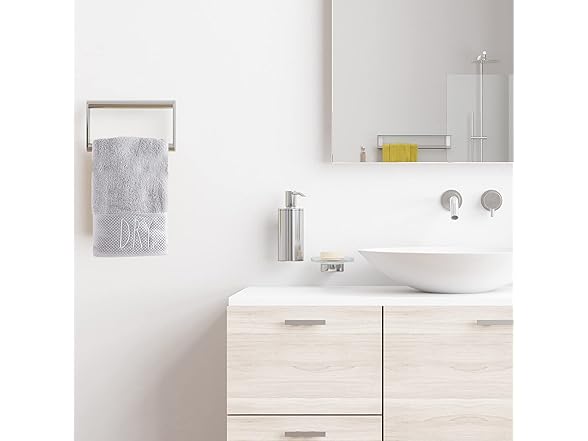 Rae Dunn Hand Towels, Wash/Dry, 16"x28"