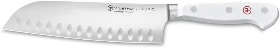 Classic Santoku 7" Knife, White Series - Gallery 8