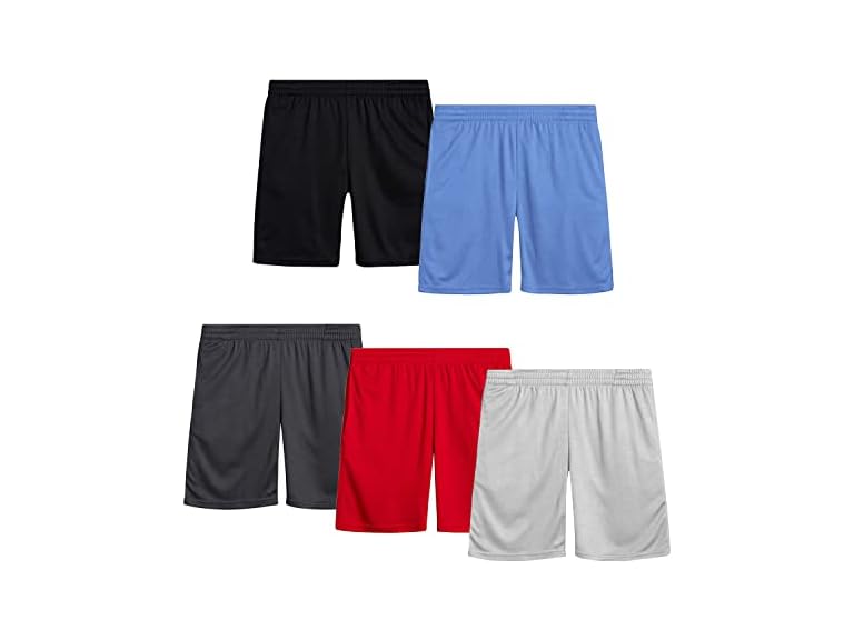Boys 5PK Performance Mesh Shorts