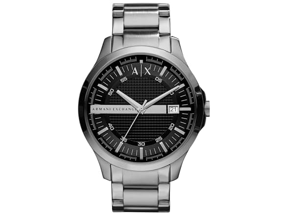 Armani Exchange Men's Stainless Steel Black Watch